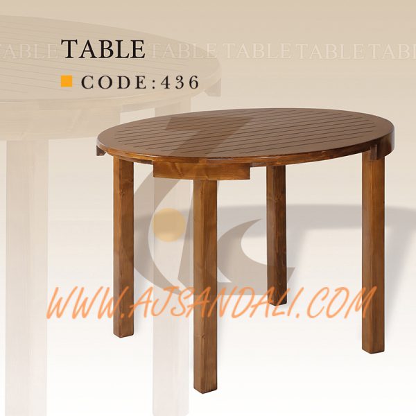 میز چوبی عاج کد 436