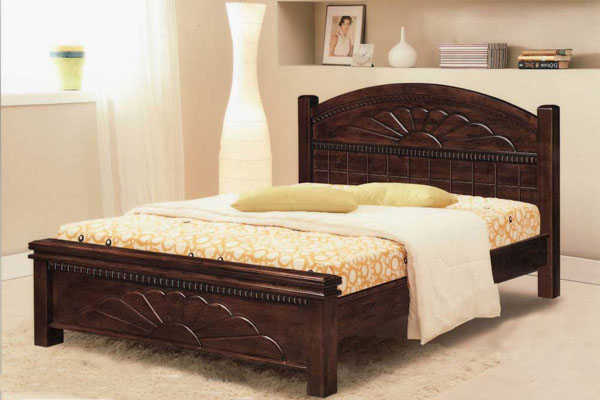 تخت خواب ساده و شیک مدل چوبی