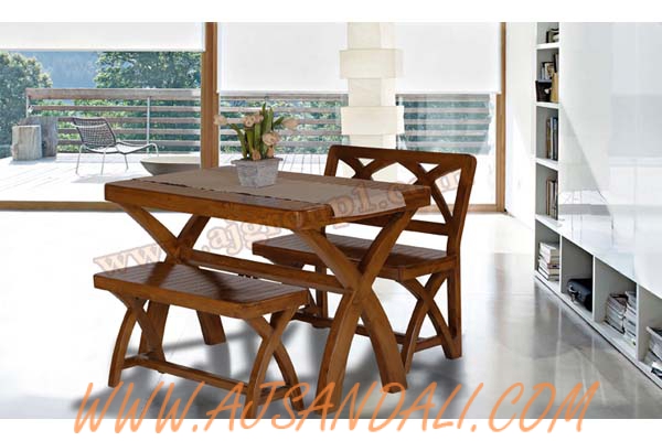 خرید میز و صندلی ناهارخوری تهیه شده از چوب راش